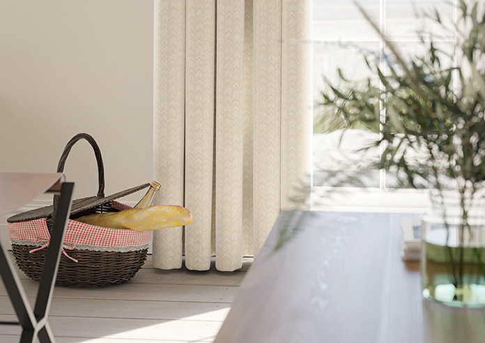 Rolling Hills Velvet, Natural - Made to Measure Curtains - Image 5